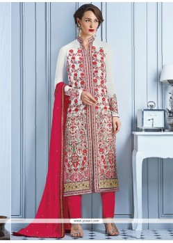 Adorable Georgette Resham Work Churidar Designer Suit