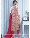 Adorable Georgette Resham Work Churidar Designer Suit