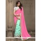 Superlative Embroidered Work Georgette Classic Saree