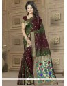 Distinctive Weaving Work Banarasi Silk Designer Traditional Saree