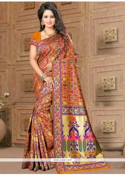 Deserving Banarasi Silk Trendy Saree
