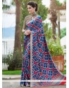 Tempting Print Work Printed Saree