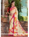 Ruritanian Georgette Print Work Printed Saree