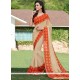 Observable Print Work Georgette Printed Saree