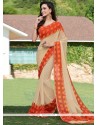 Observable Print Work Georgette Printed Saree