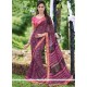 Awesome Georgette Print Work Printed Saree