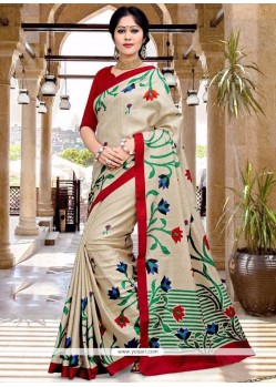 Fab Art Silk Printed Saree