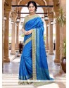 Sensible Art Silk Blue Traditional Saree