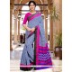 Multi Colour Print Work Art Silk Printed Saree