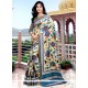 Masterly Print Work Multi Colour Art Silk Printed Saree