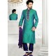 Observable Turquoise colored Sherwani