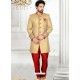 Pretty Beige Jute Sherwani