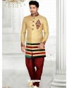 Foxy Beige Colored Indo Western Sherwani