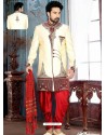 Precious Creamish Sherwani