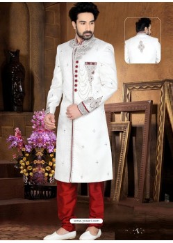 Blooming Jacquard Readymade Sherwani