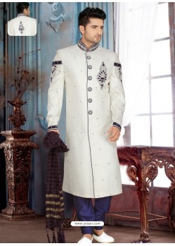 Soothing Off White Sherwani