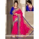 Glamorous Art Silk Hot Pink Designer Traditional Saree