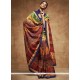 Stylish Art Silk Multi Colour Printed Saree