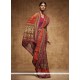 Tantalizing Art Silk Multi Colour Printed Saree