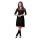 Customary Black Embroidered Work Linen Party Wear Kurti