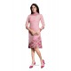 Beckoning Pink Embroidered Work Party Wear Kurti