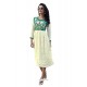 Specialised Faux Georgette Off White Party Wear Kurti