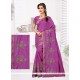 Exceptional Purple Designer Traditional Saree
