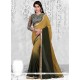 Spectacular Faux Georgette Print Work Casual Saree