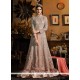 Mystical Pink Resham Work Designer Floor Length Salwar Suit