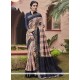 Haute Multi Colour Handloom Silk Printed Saree