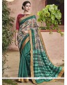 Cute Handloom Silk Printed Saree
