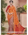 Princely Handloom Silk Print Work Printed Saree