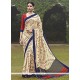 Dazzling Handloom Silk Multi Colour Printed Saree