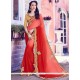 Charismatic Embroidered Work Faux Chiffon Classic Saree