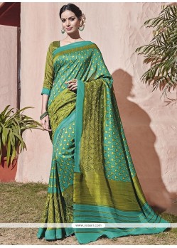 Specialised Art Silk Embroidered Work Traditional Saree