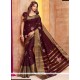 Surpassing Embroidered Work Traditional Saree