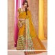 Prominent Cotton Silk Yellow Traditional Saree