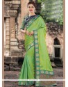 Picturesque Art Silk Embroidered Work Traditional Saree