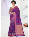 Pristine Purple Traditional Designer Saree