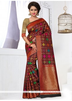Exceptional Banarasi Silk Weaving Work Designer Traditional Saree