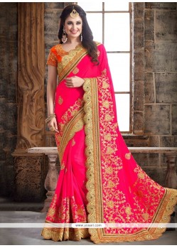 Extraordinary Zari Work Crepe Silk Designer Traditional Saree