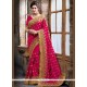 Snazzy Crepe Silk Embroidered Work Designer Traditional Saree