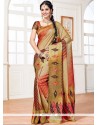 Fine Gold Weaving Work Art Silk Designer Traditional Saree