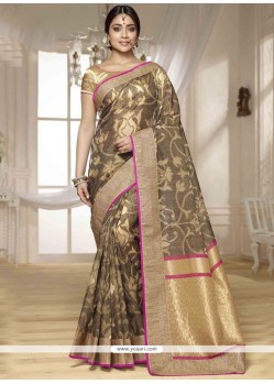 Captivating Banarasi Silk Traditional Designer Saree