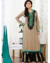 Gray And Black Georgette Pakistani Suits