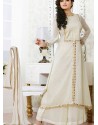 Off White Georgette Pakistani Suits