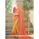 Blooming Art Silk Orange Traditional Designer Saree