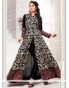 Vibrant Faux Georgette Resham Work Designer Salwar Suit