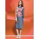 Sophisticated Cotton Grey Party Wear Kurti