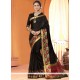 Specialised Black Lace Work Saree
